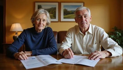 elderly couple